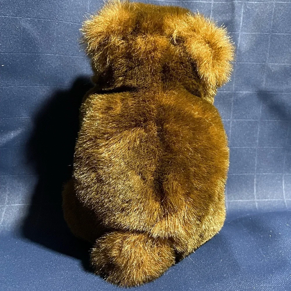 Russ Berrie & Co ‘Li’l Grizzly’ brown plush 8” bear EUC